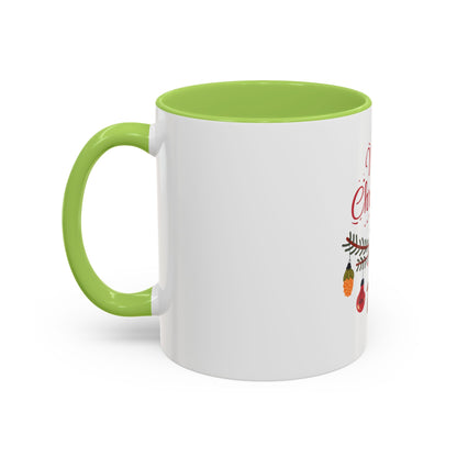 Tazza da caffè natalizia con scarabocchi