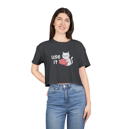 T-shirt crop donna «Use It»