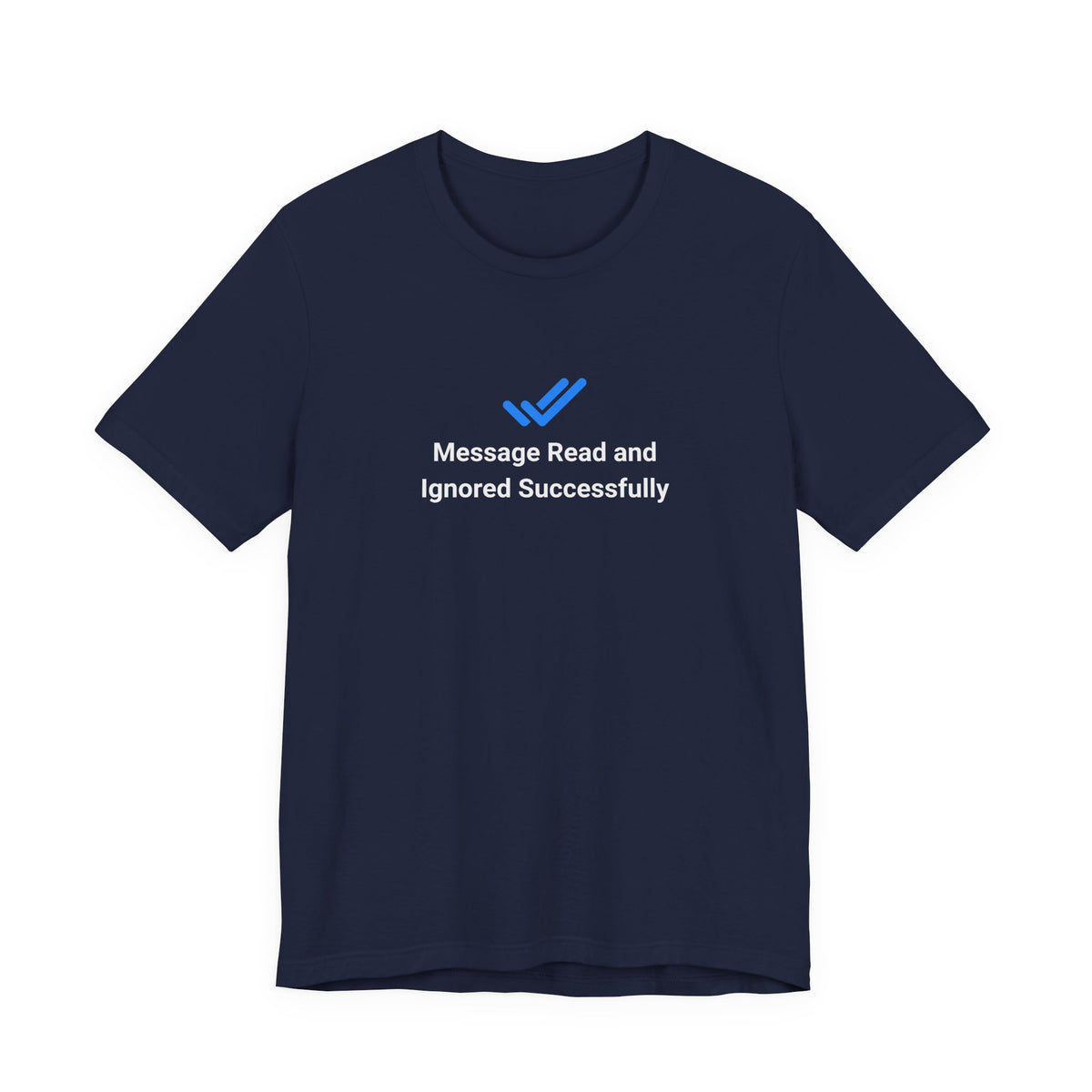 T-shirt uomo scura con grafica personalizzata Ignorato