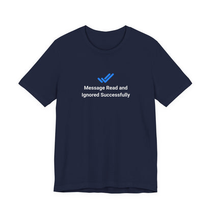 T-shirt uomo grafica scura «Ignored»