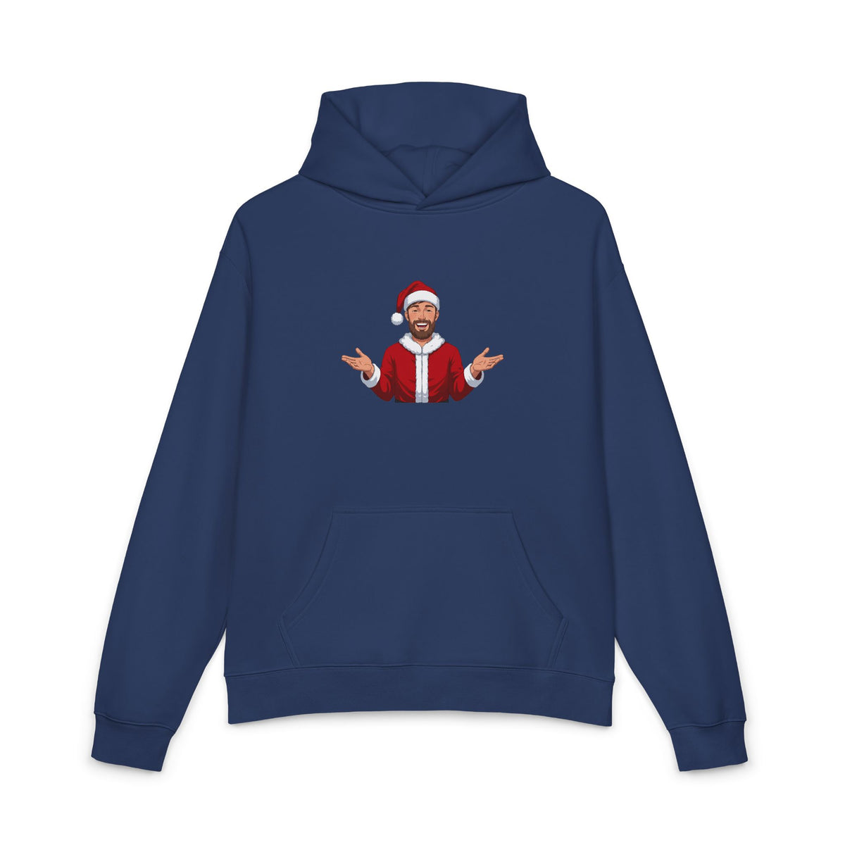Felpa di Babbo Natale allegro