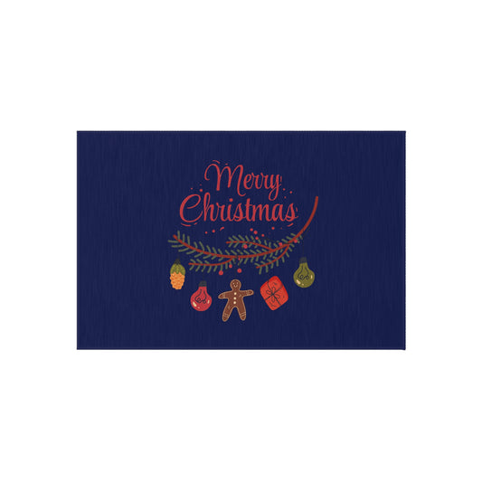 Tappeto da esterno – Natale Doodle