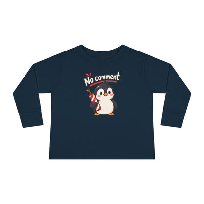 Maglia maniche lunghe bimbi piccoli «No Comments»