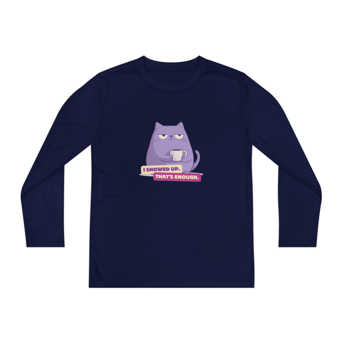 Maglia maniche lunghe ragazzi «I Showed Up»