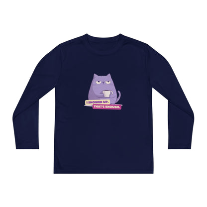 Maglia maniche lunghe ragazzi «I Showed Up»