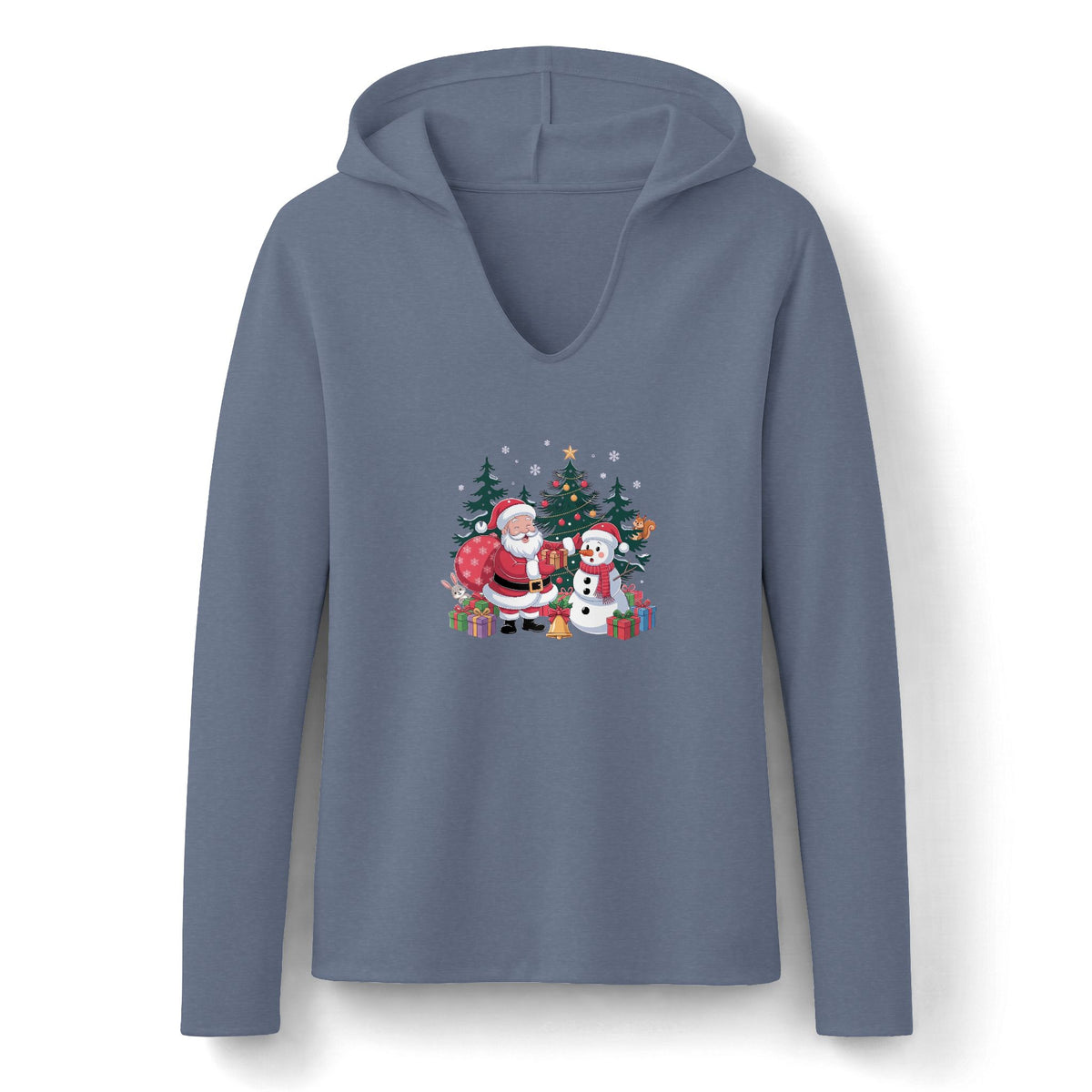 Felpa con cappuccio da donna Woodland Wonder Snowman