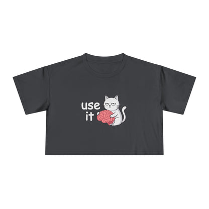 T-shirt crop donna «Use It»