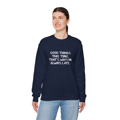 Felpa donna «The Late Excuse»