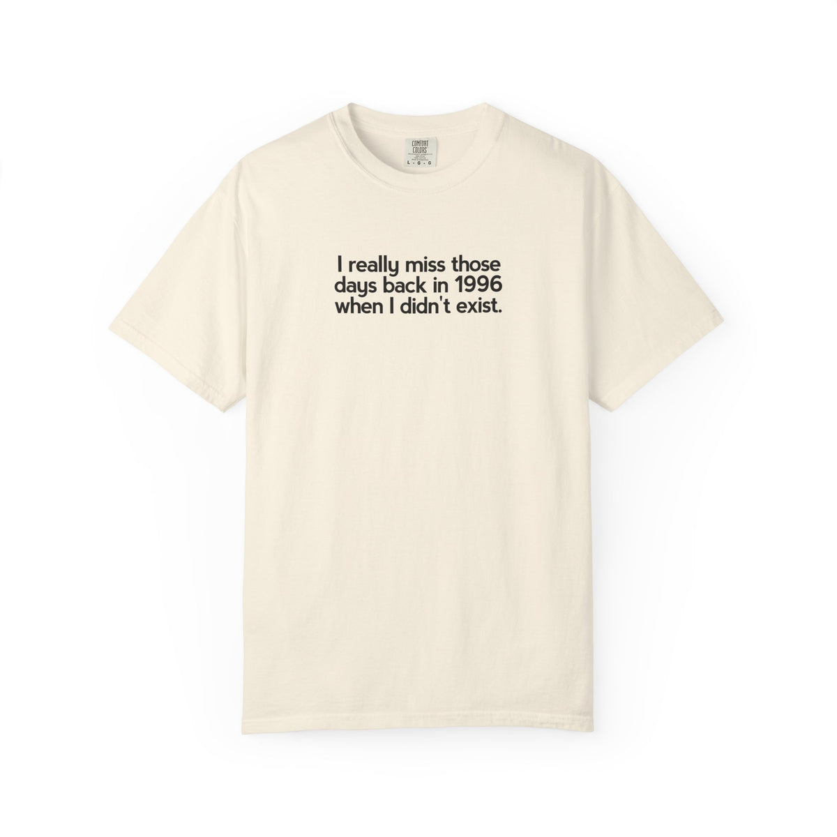 T-shirt uomo tinta in capo «Nostalgic Void»