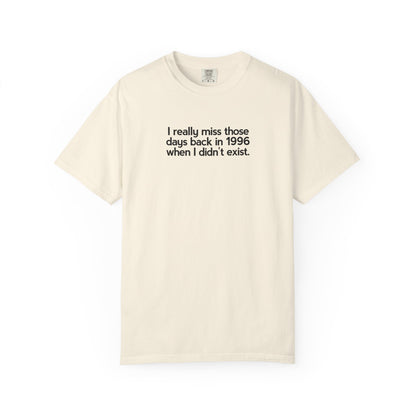 T-shirt uomo tinta in capo «Nostalgic Void»