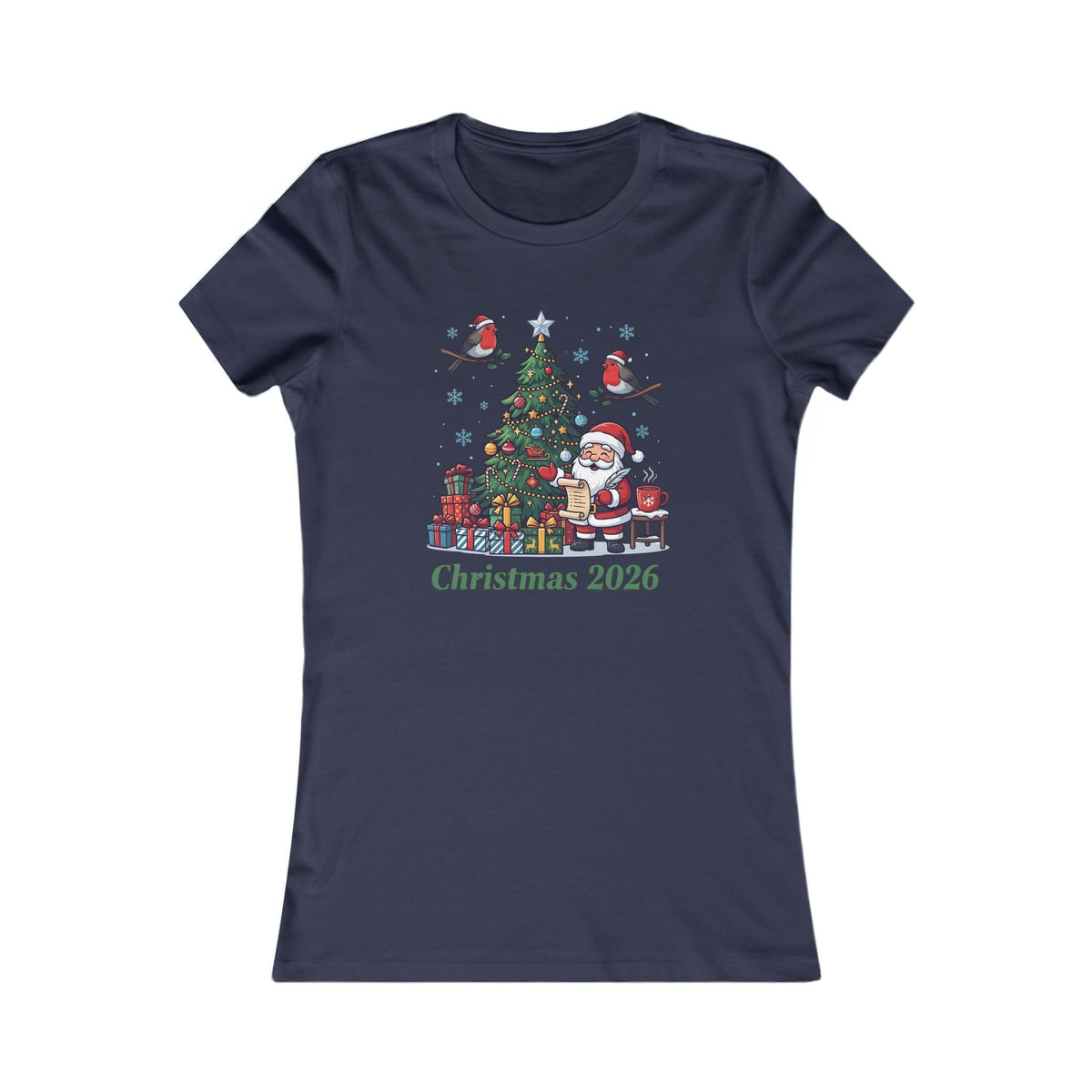 Maglietta da donna Natale 2026