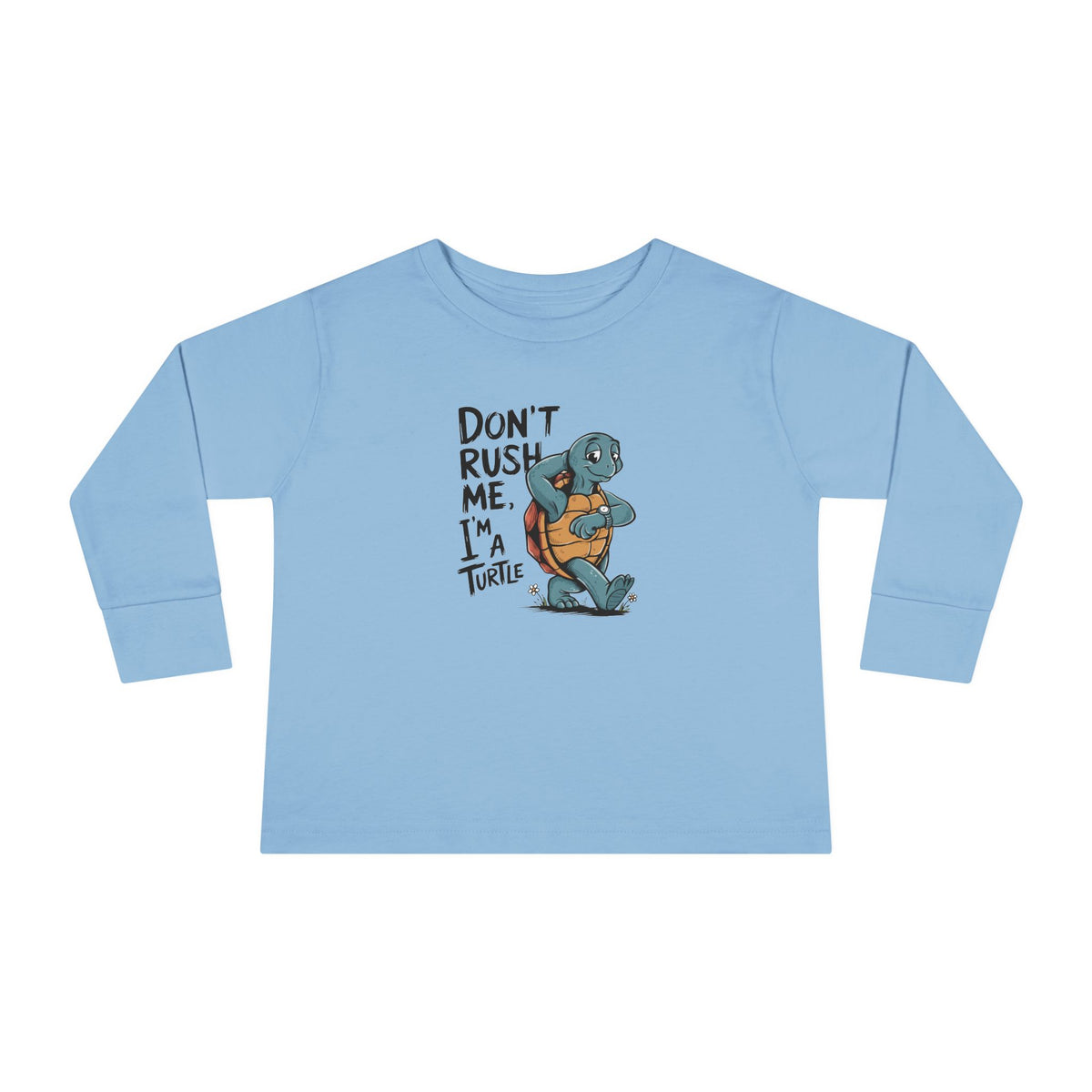 Maglia maniche lunghe bimbi piccoli «I'm Turtle»