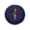 Cuscino da pavimento rotondo trapuntato Swag Claus