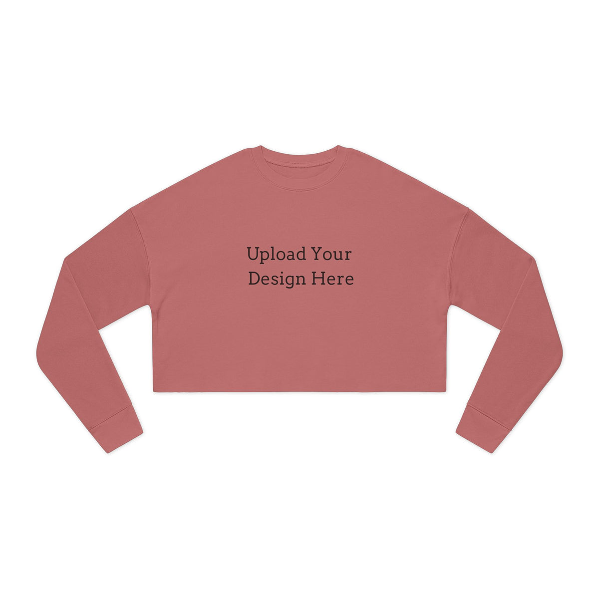 Felpa crop donna personalizzabile – Modello A