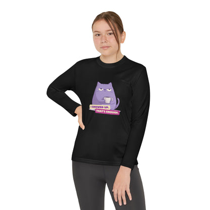 Maglia maniche lunghe ragazzi «I Showed Up»