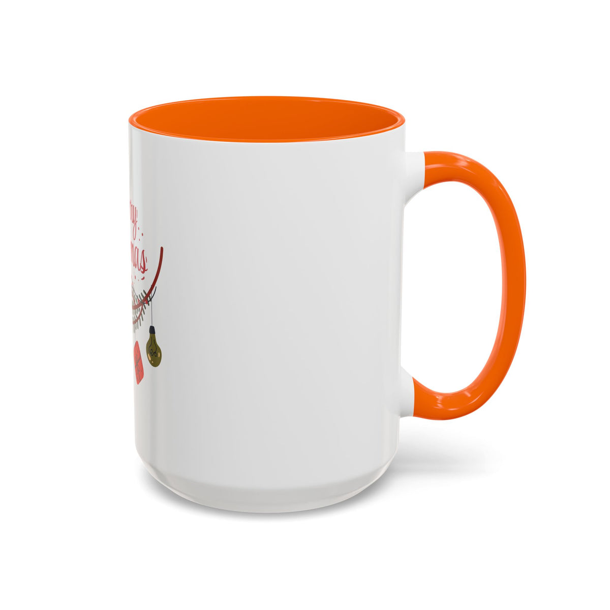 Tazza da caffè natalizia con scarabocchi