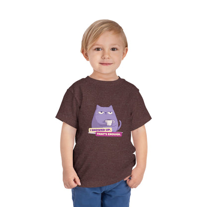 T-shirt bimbi piccoli «I Showed Up»