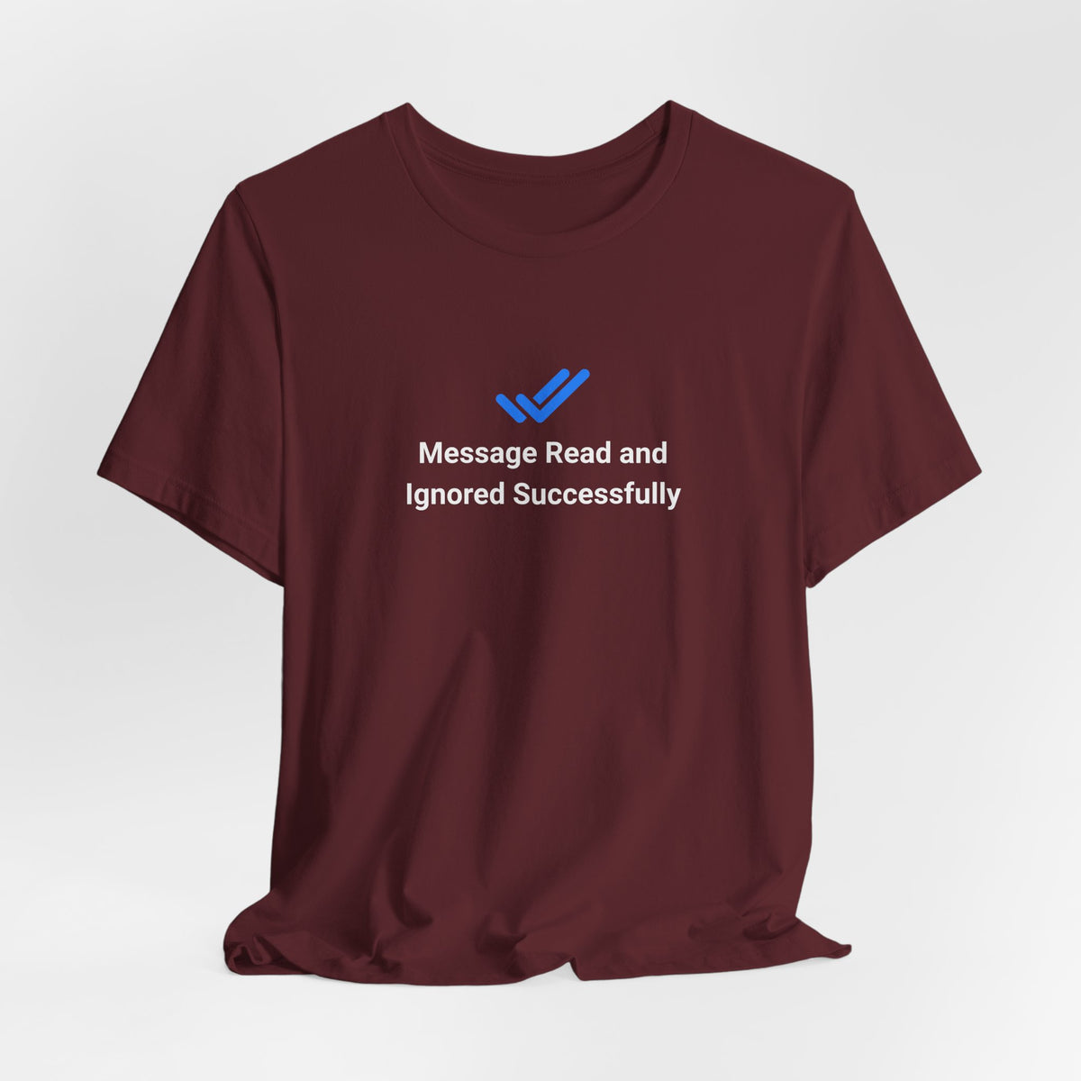 T-shirt uomo grafica scura «Ignored»