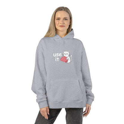 Felpa con cappuccio donna «Use It»