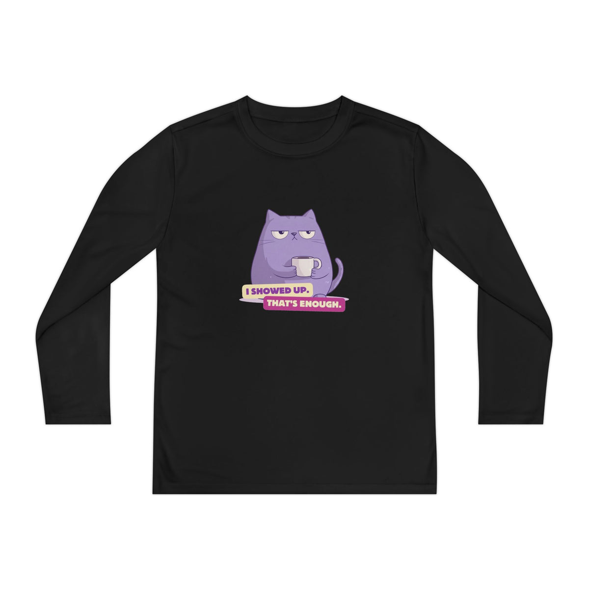 Maglia maniche lunghe ragazzi «I Showed Up»