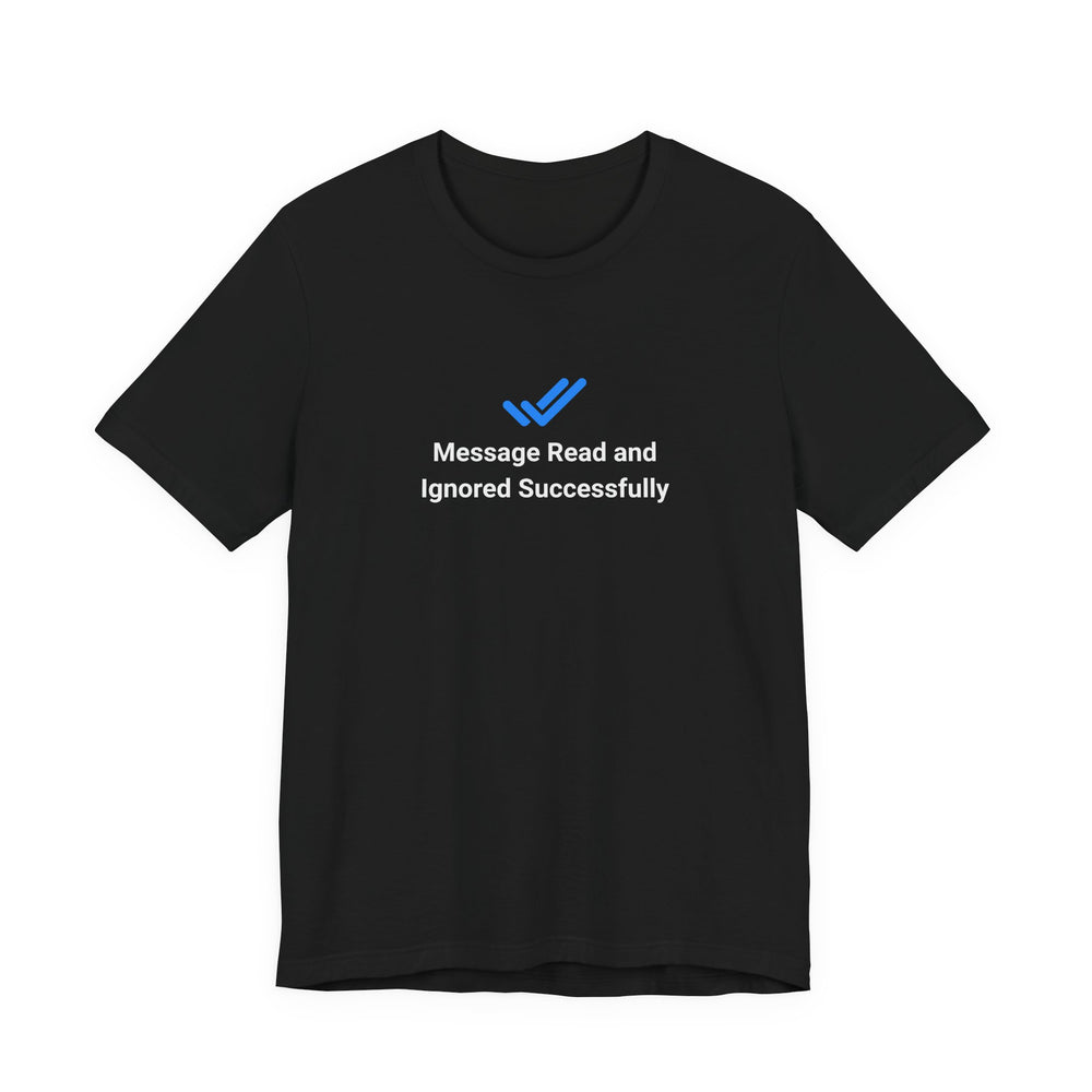 T-shirt uomo grafica scura «Ignored»