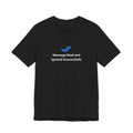 T-shirt uomo scura con grafica personalizzata Ignorato