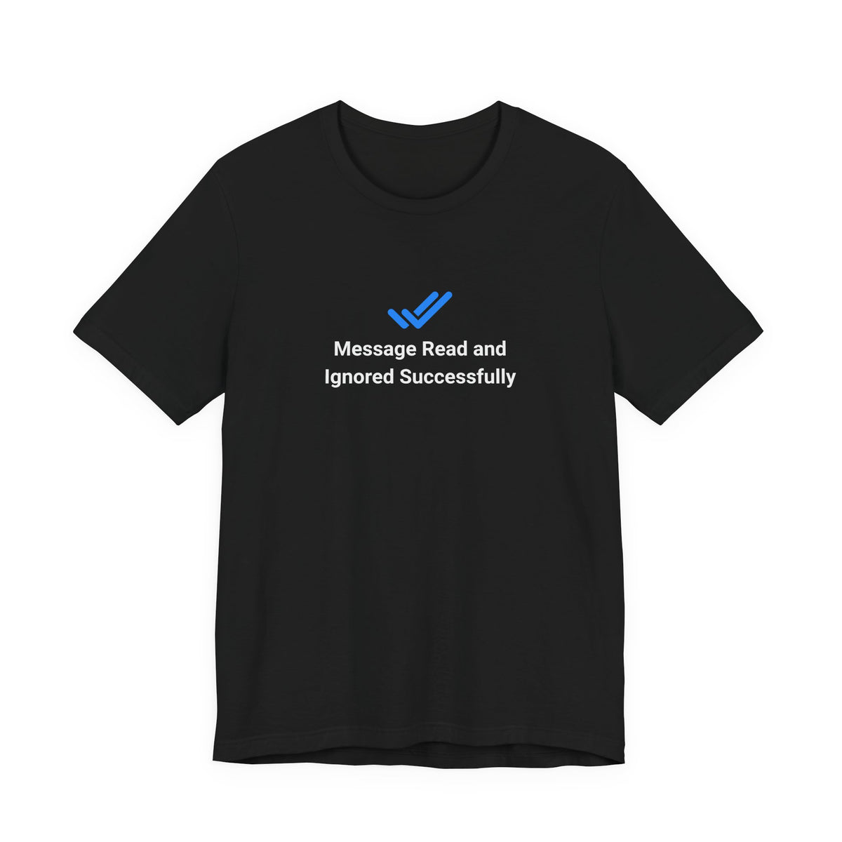T-shirt uomo scura con grafica personalizzata Ignorato