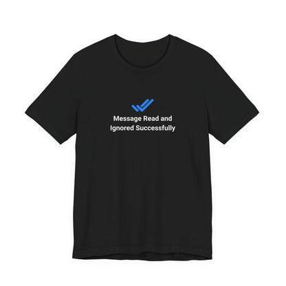 T-shirt uomo grafica scura «Ignored»
