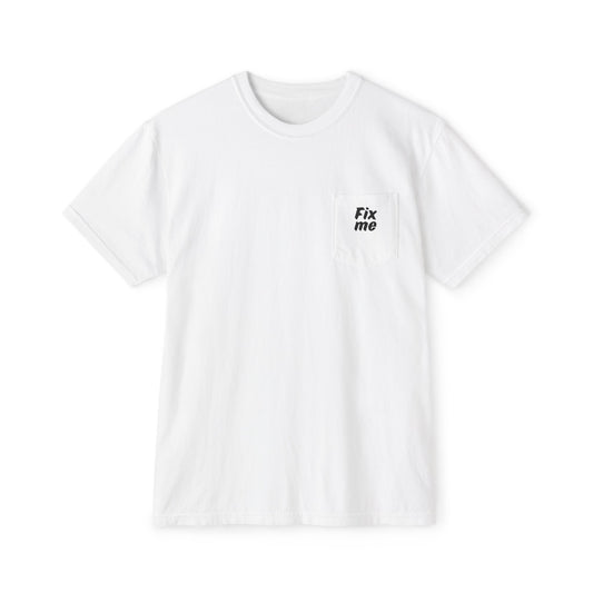 T-shirt uomo con taschino «Fix Me»