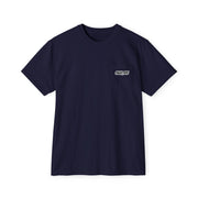 T-shirt uomo con taschino scura «Okay Bye»