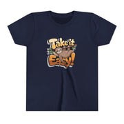 T-shirt scura bambini «Take It Easy»