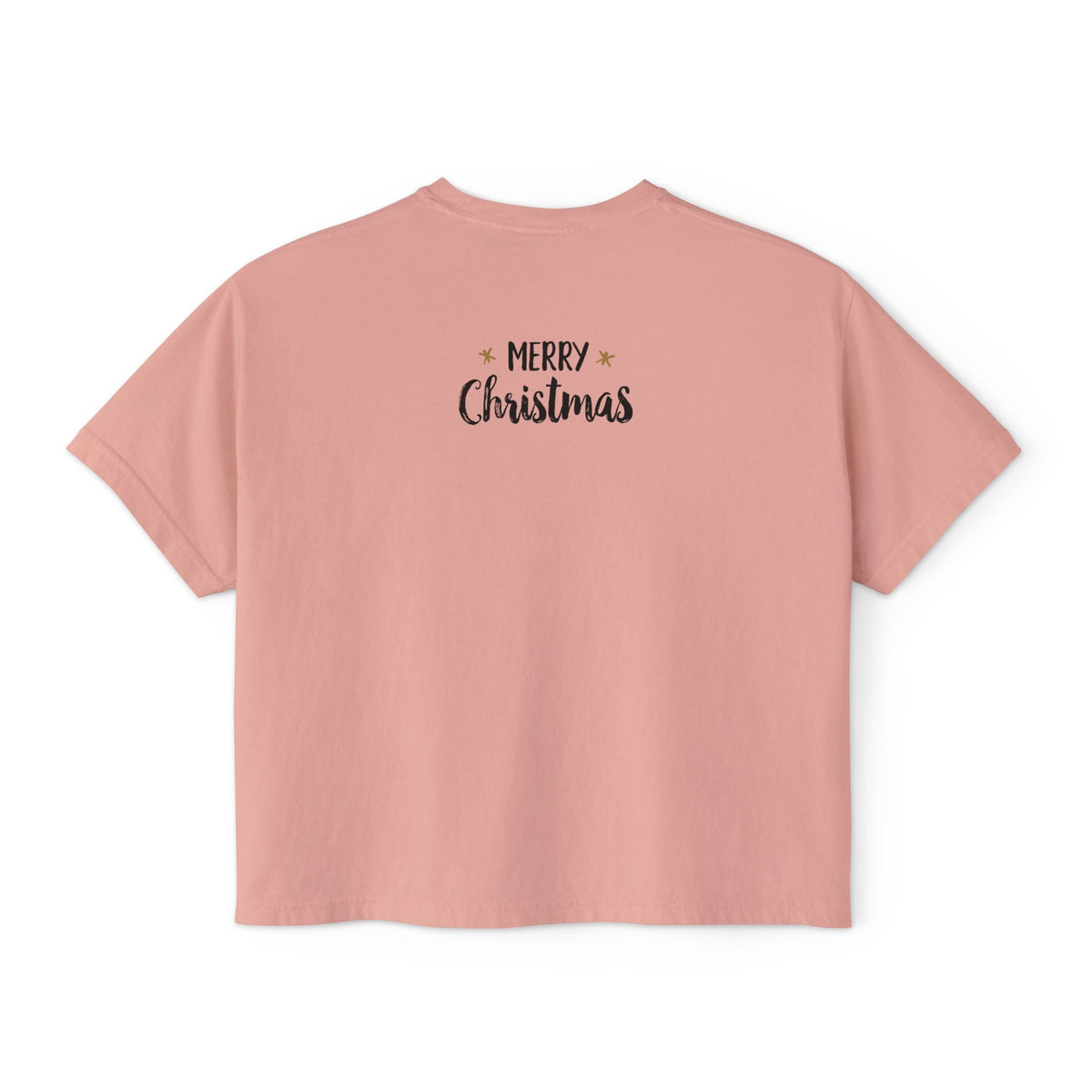 T-shirt donna boxy Natale 2026