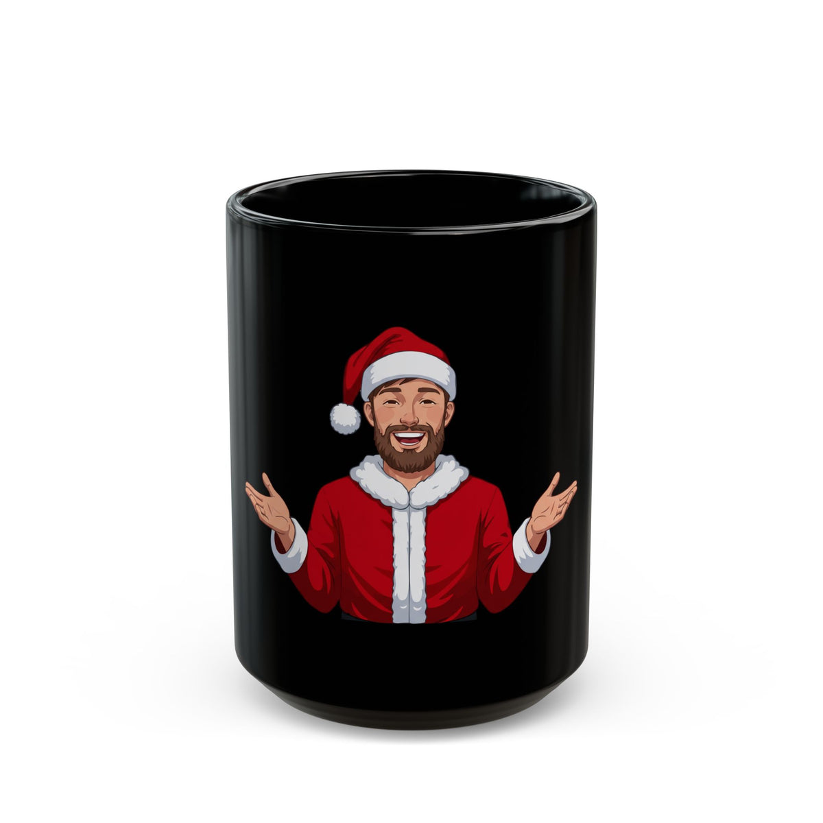 Tazza di Babbo Natale felice