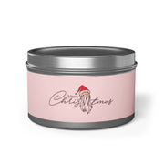 Candela in latta – Babbo Natale Corsivo