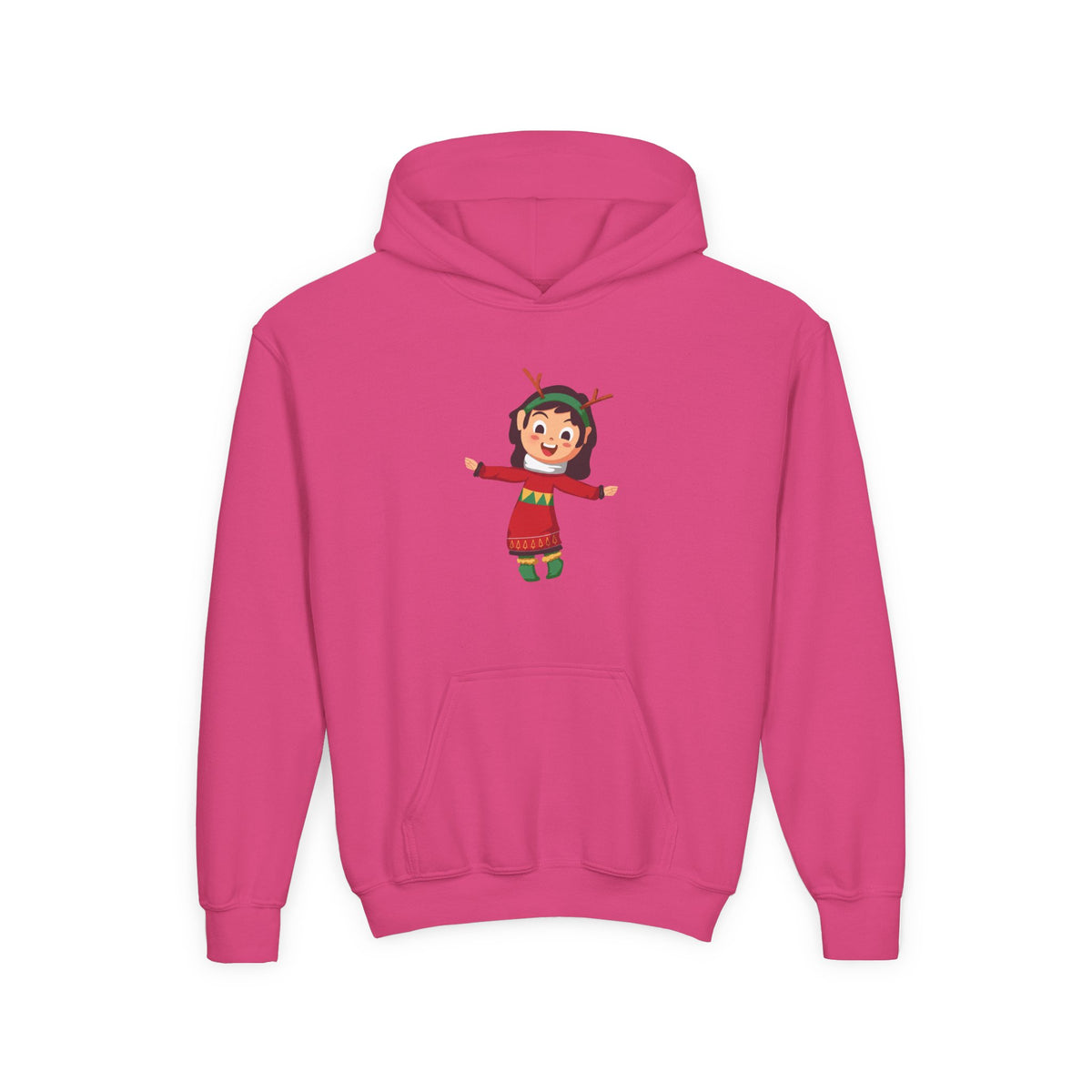 Felpa con cappuccio Mini Elfo di Natale