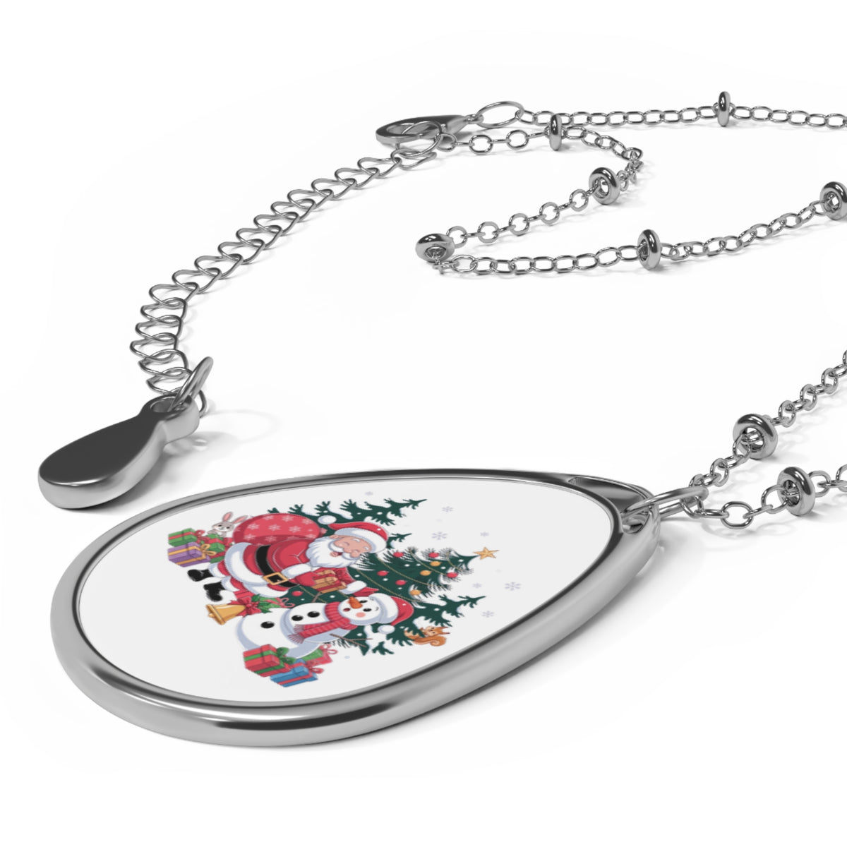 Collana ovale personalizzata – Bosco Incantato
