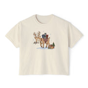T-shirt Boxy Festive Courier