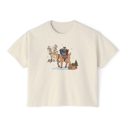 T-shirt Boxy Festive Courier
