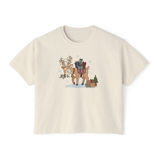 T-shirt Boxy Festive Courier