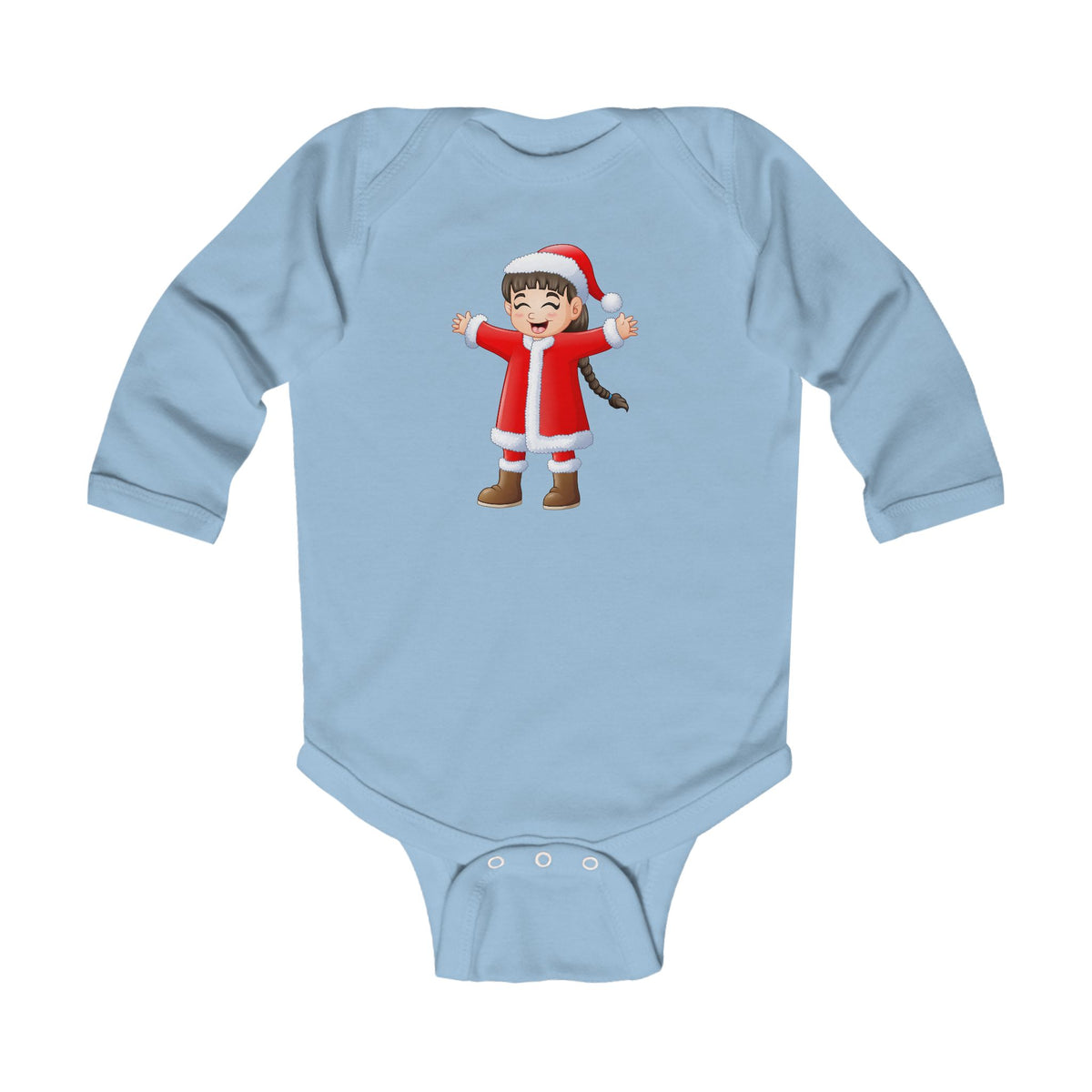 Body per neonata "Little Ms. Claus"