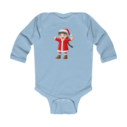 Body per neonata "Little Ms. Claus"