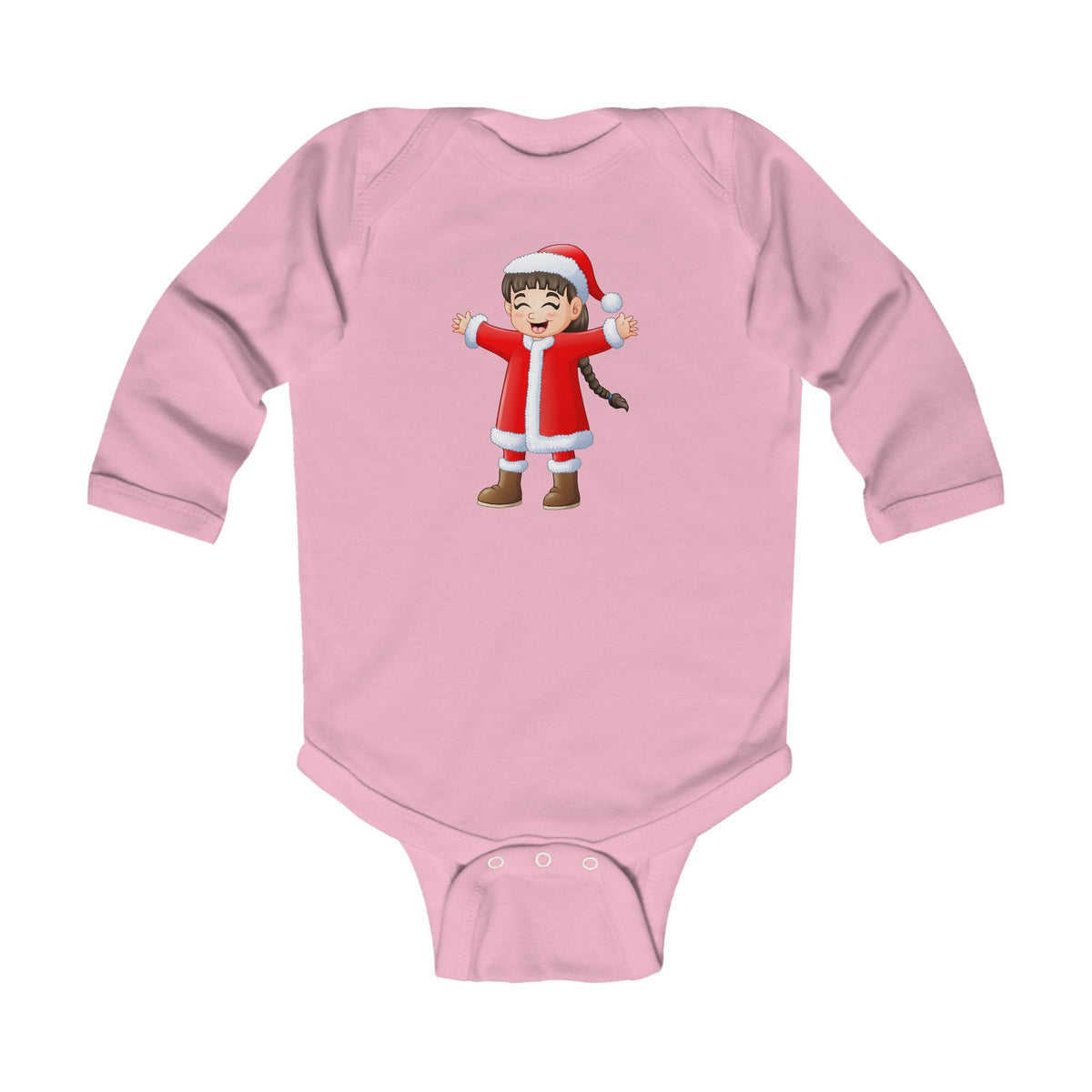 Body per neonata "Little Ms. Claus"