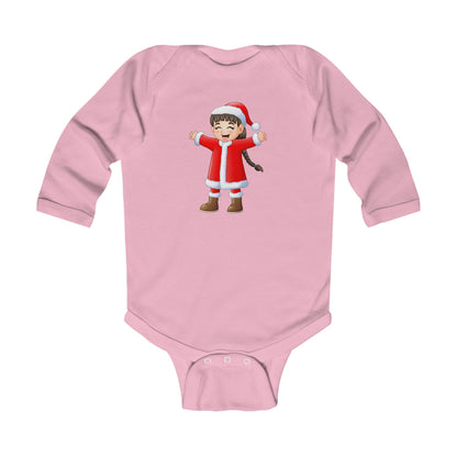 Body per neonata "Little Ms. Claus"