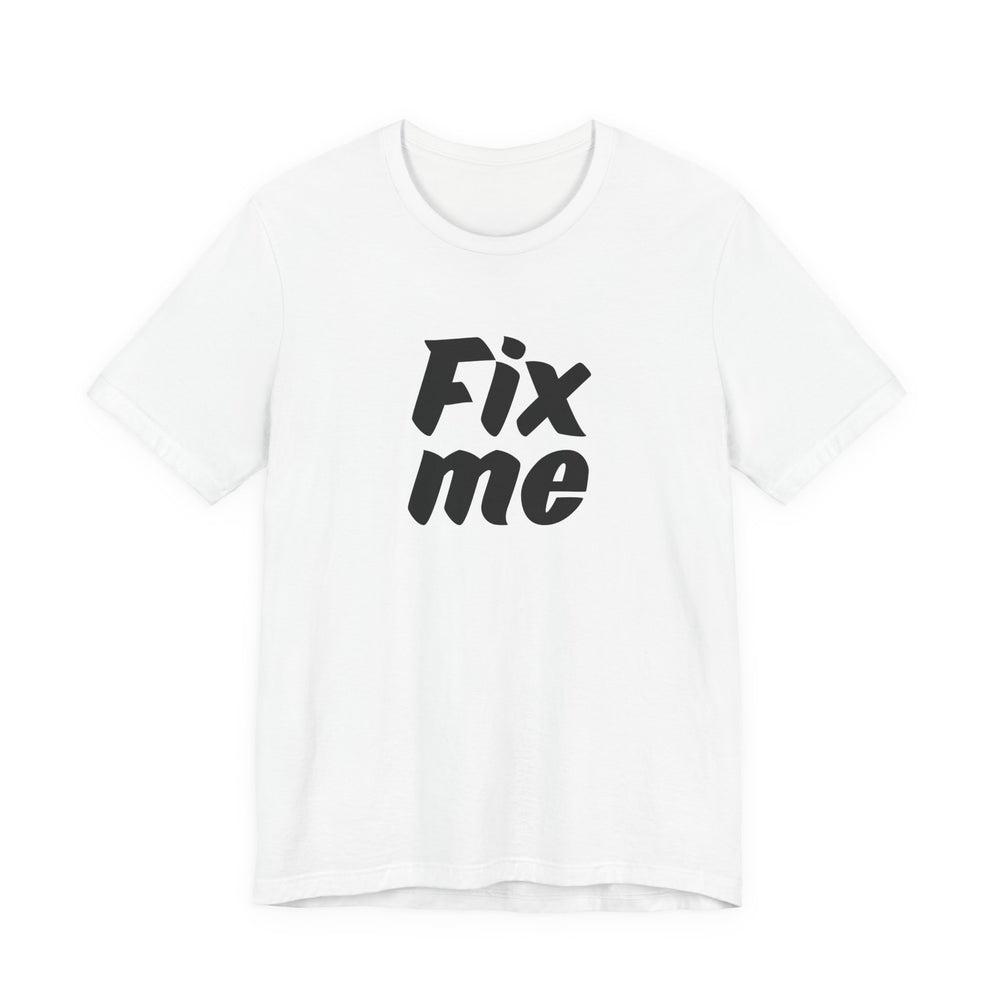T-shirt uomo con grafica personalizzata Aggiustami