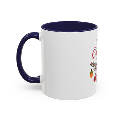 Tazza da caffè natalizia con scarabocchi