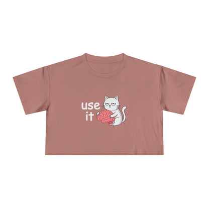 T-shirt crop donna «Use It»