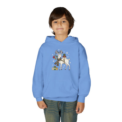 Felpa con cappuccio elfo bambini – Renna di Natale