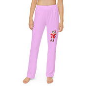 Pantaloni comfort rosa bambini – Piccola Signora Natale