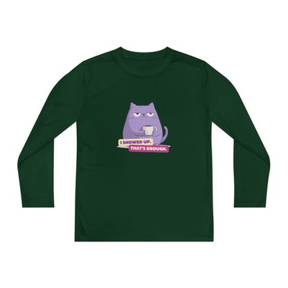 Maglia maniche lunghe ragazzi «I Showed Up»