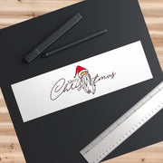 Adesivo per paraurti – Babbo Natale Corsivo